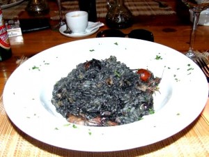 Venture off the worn cobblestone path and check out the small local seafood restaurants for dinner. Dalmation squid ink risotto – highly recommended!