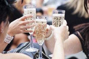 Cheers! Bubbly all round at Royal Ascot!