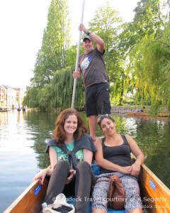 Relaxing punt on the River Cam, Cambridge. Photo/K.Segedin