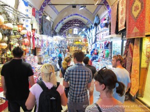 Exploring the massive Grand Bazaar