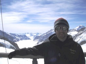 Carl in his happy place: Jungfrau