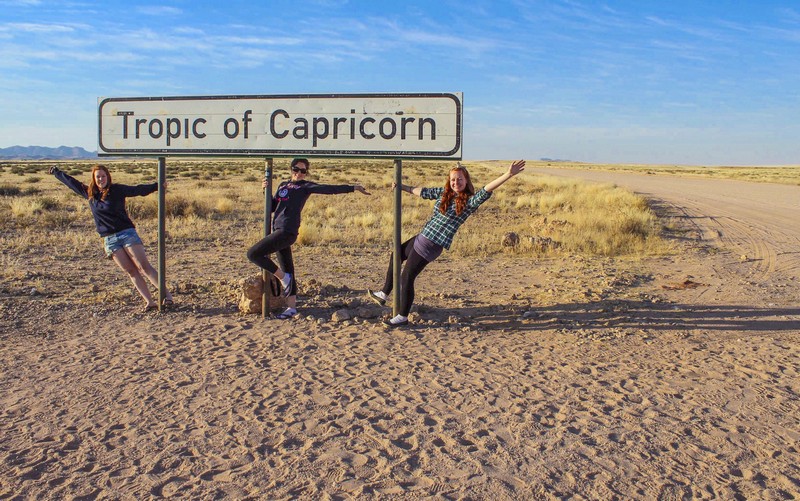 The Tropic of Capricorn, Namibia. Photo/A.Griffin