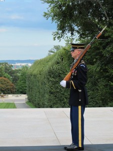 Soldier at the Tomb of the Unknowns