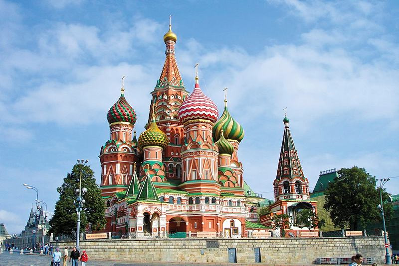 The trippy Mr Whippy onion domes of St Basil's Cathedral
